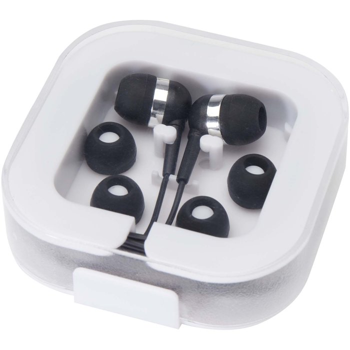 Auriculares tipo C con cable y caja de plástico reciclado "Dofida"