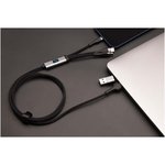 Cable de carga ultrarrápida de 100 W 5 en 1 de rPET "SCX.design C53"