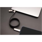 Cable de carga magnética ultrarrápida de 100 W 4 en 1 de rPET "SCX.design C52" 
