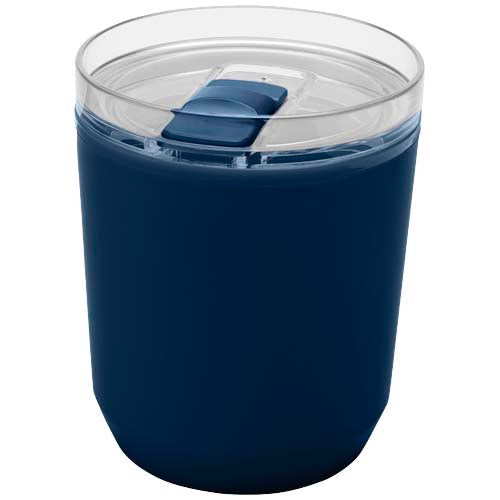 Vaso de doble pared de plástico reciclado de 180 ml "Hudson"