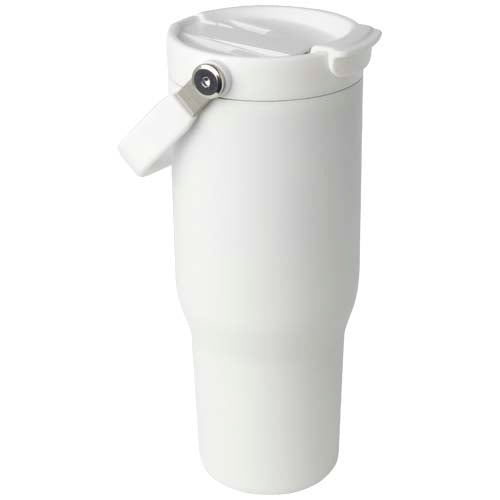 Vaso con aislamiento al vacío de cobre de acero inoxidable reciclado certificado RCS de 900 ml y con tapa de doble función "Bronx"