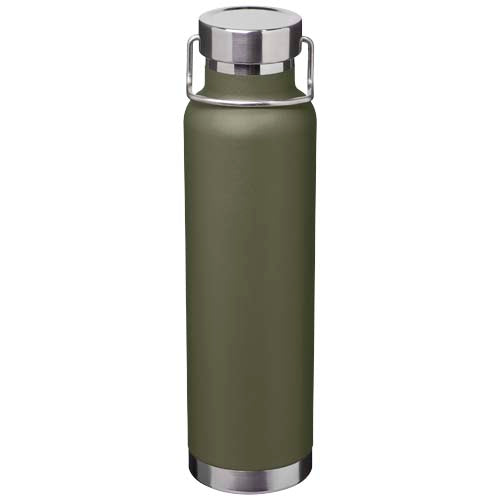 Botella de 650 ml de acero inoxidable reciclado con certificado RCS con aislamiento de cobre "Thor"