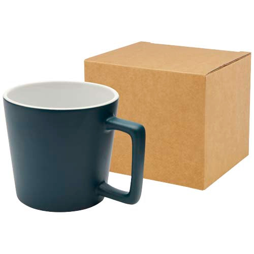 Taza de cerámica de 370 ml con acabado mate "Cali"