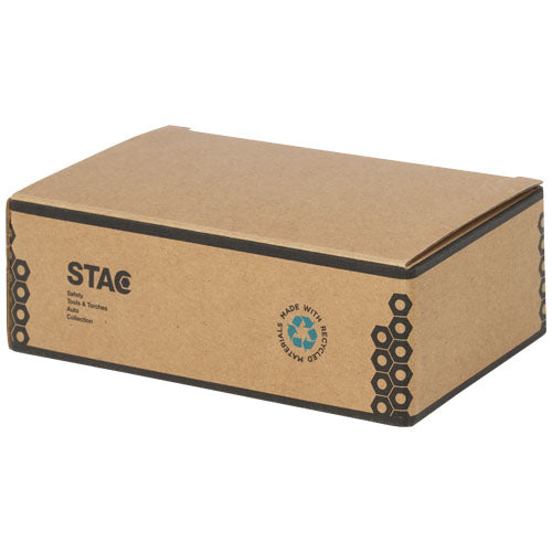 Set de destornilladores de plástico reciclado 8 en 1 RCS con linterna "Octo" - imagePackage