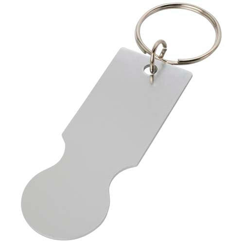 Llavero con moneda para carrito de la compra "Rhea"