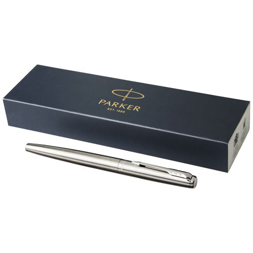 Parker pluma estilográfica de acero inoxidable "Jotter" (tinta azul)