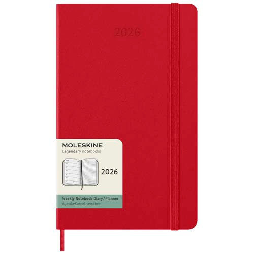 Planificador semanal L con tapa dura de 12 meses "Moleskine"