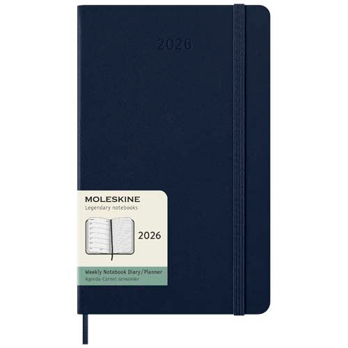 Planificador semanal L con tapa dura de 12 meses "Moleskine"