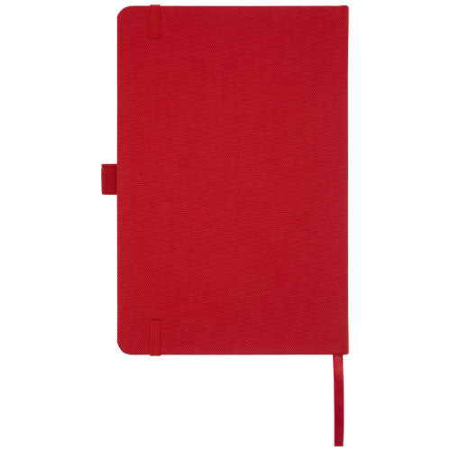 Libreta de papel reciclado A5 con tapa de PET reciclado "Honua" - imageBack