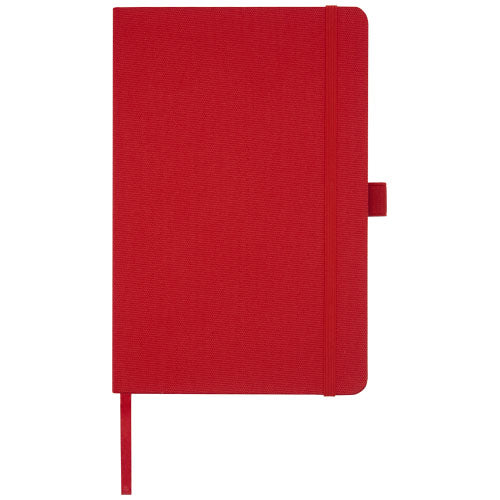 Libreta de papel reciclado A5 con tapa de PET reciclado "Honua" - imageFront