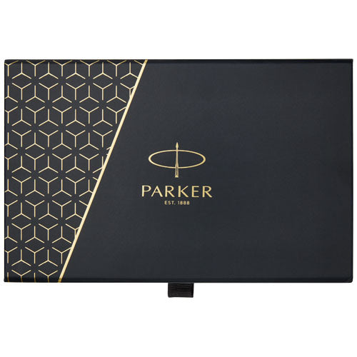 Parker set de bolígrafo y rollerball acromático con caja de regalo "IM" (tinta negra/azul) - imagePackage