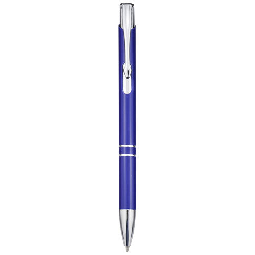Bolígrafo de aluminio reciclado "Moneta" (tinta negra)