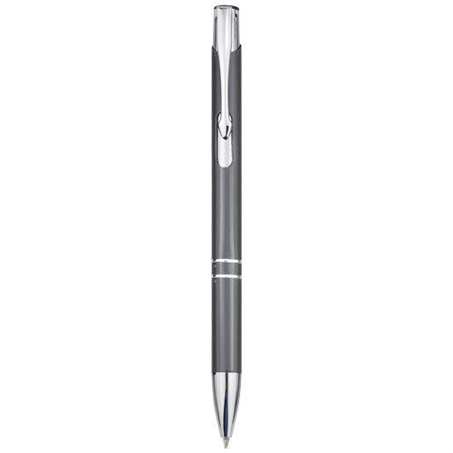 Bolígrafo de aluminio reciclado "Moneta" (tinta negra)