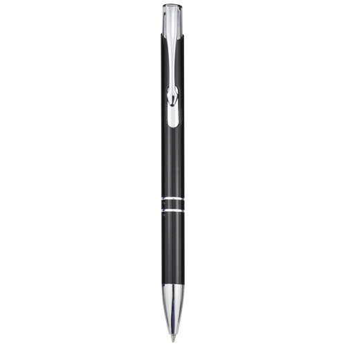 Bolígrafo de aluminio reciclado "Moneta" (tinta negra)