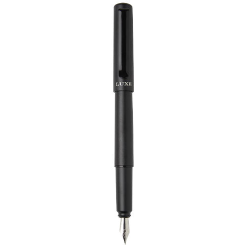 Pluma estilográfica de aluminio reciclado "Lucetta" (tinta negra) - imageFront