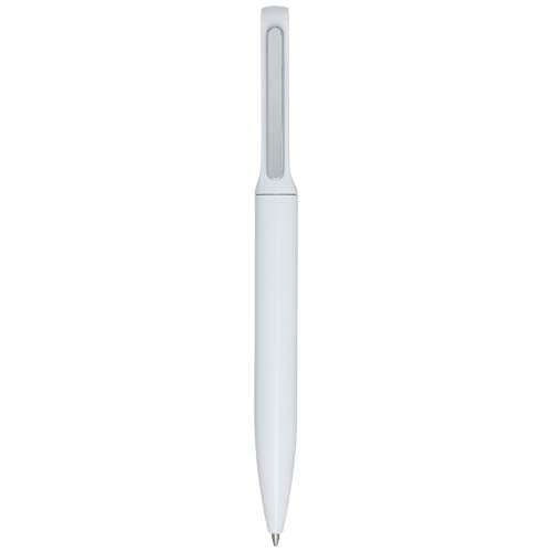 Bolígrafo de aluminio reciclado "Blanca" (tinta negra)