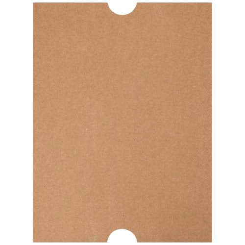 Libreta de tapa dura A5 de cuero regenerado "Alejandra" - imagePackage