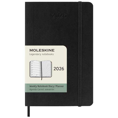 Agenda semanal de bolsillo de 12 meses con tapa blanda "Moleskine"