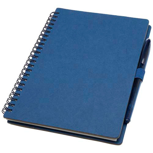 Set de libreta A5 de tapa dura y bolígrafo reutilizables "Slate" (tinta negra)