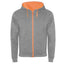 Gris/naranja Fluor