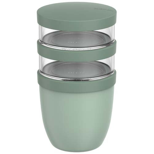 Fiambrera con aislamiento con 3 piezas de 500 ml + 2 × 200 ml "Mepal Ellipse" - 11314361