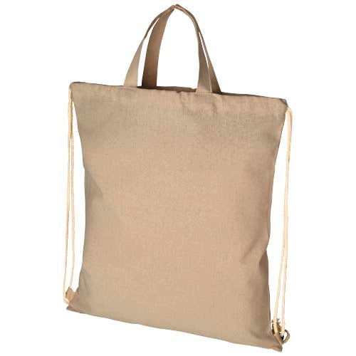 Mochila de cuerdas de algodón reciclado de 210 g/m² 6L "Pheebs"