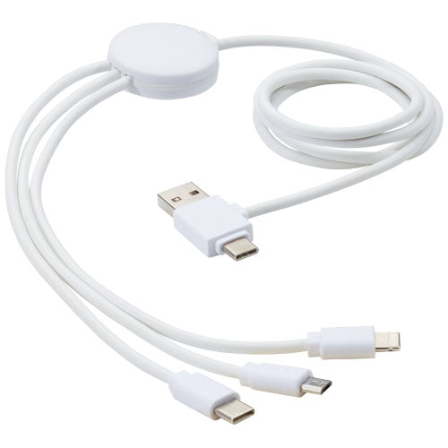 Cable de carga 5 en 1 con aditivo antibacteriano "Pure"