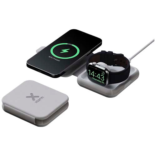 Cargador de viaje inalámbrico 2 en 1 plegable de 15 W "Xtorm XWF21"