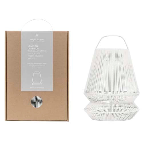 Pantalla de lámpara portátil reciclada "Originalhome" "Lampion" - 12449180