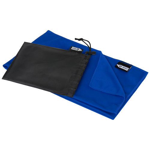 Toalla refrescante deportiva de PET reciclado con bolsa 80 x 30 cm "Raquel"