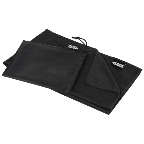 Toalla refrescante deportiva de PET reciclado con bolsa 80 x 30 cm "Raquel"