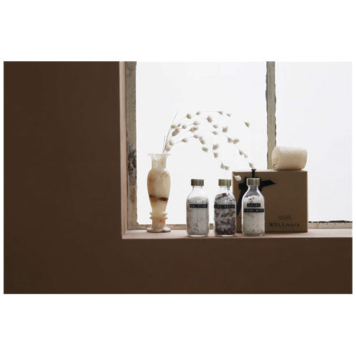 Conjunto de regalo de sal de baño de 3 piezas de 200 ml "Wellmark Just Relax" - imageMood1