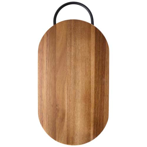 Tabla de cortar de madera de acacia con cuchillo para pan "Prestige" - imageBack