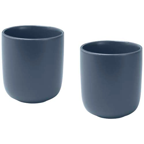 Juego de 2 tazas de cerámica acabado mate de 200 ml "Male" - 12639955