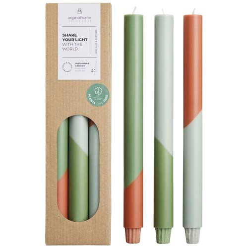 Velas diagonales - set de 3 "Originalhome Eden" - 12642562