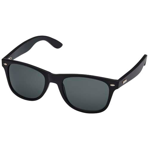 Gafas de sol de bambú con revestimiento en negro "Arlo"
