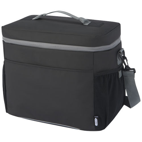 Bolsa isotérmica de 22 l para 20 latas de material reciclado GRS resistente al agua "Aqua"