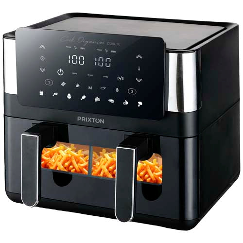 Freidora de aire dual de 8 l "Prixton Cook Organics" - 1PA18490