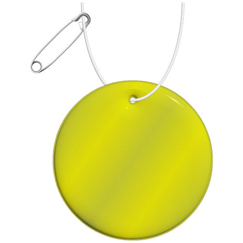 Colgante de circulo mediano de PVC reflectante H-12 RFX™ - 1PR02106