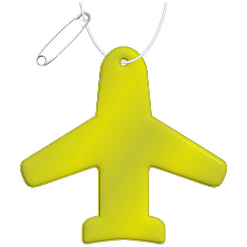 Colgante de PVC reflectante en forma de avión H-09 "RFX™" - 1PR08013