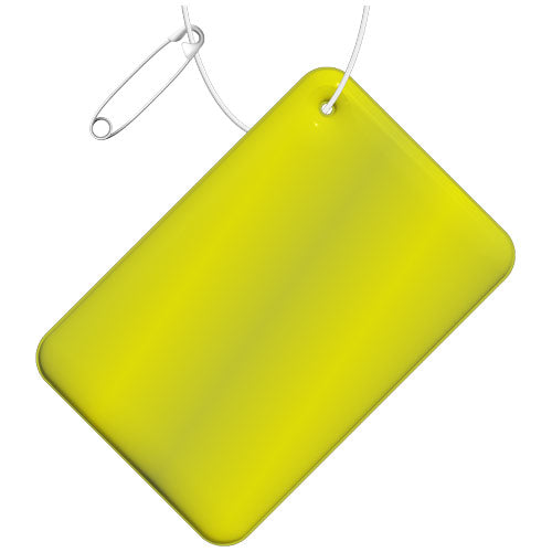 Colgante de TPU reflectante rectangular pequeño H-10 "RFX™" - 1PR09513
