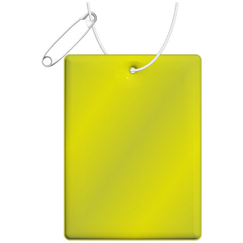 Colgante de TPU reflectante rectangular grande H-12 "RFX™" - 1PR10913