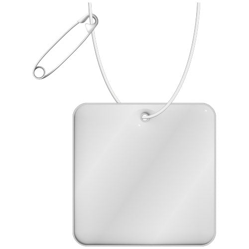 Colgante de PVC reflectante cuadrado H-20 "RFX™" - 1PR12401