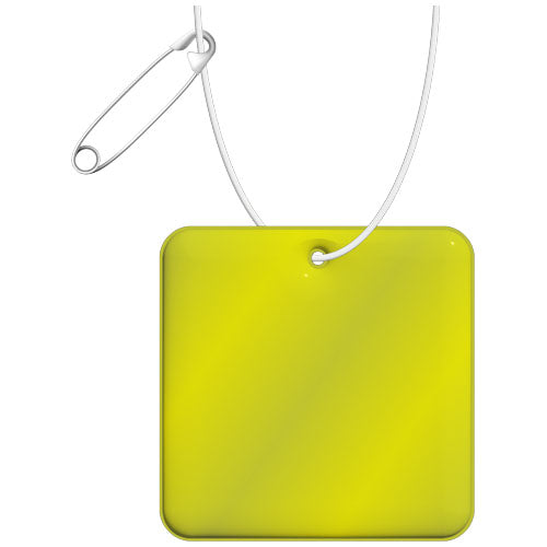 Colgante de PVC reflectante cuadrado H-20 "RFX™" - 1PR12413