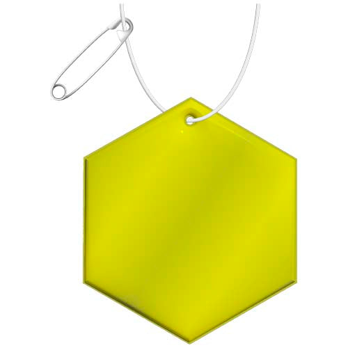 Colgante hexagonal ligero de PVC reflectante  "RFX™ H-12" - 1PR13613