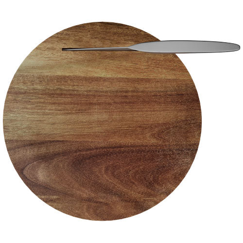 Set de tabla de cortar de madera y cuchillo "SCX.design K03" - imageFront