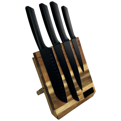 Juego de cuchillos de cocina y tabla de cortar "SCX.design K04" - 1PX15371