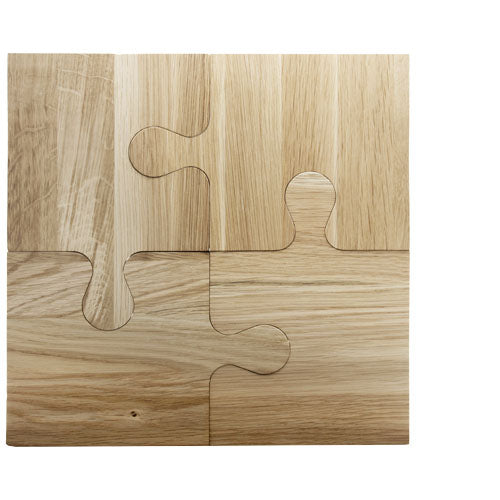 Tabla de cortar de roble en forma de puzle "SCX.design K05" - 1PX15471