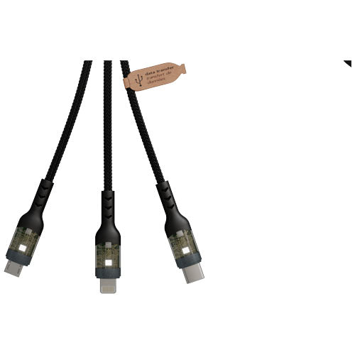 Soporte para teléfono plegable con cable de carga 3 en 1 "SCX.design O32" - imageDetail2