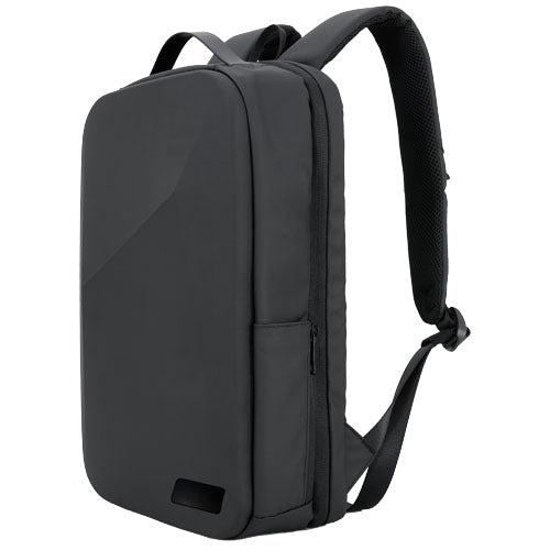 Mochila con protección, batería externa integrada de 10 000 mAh y cable de carga 3 en 1 "SCX.design L12" - 1PX16390